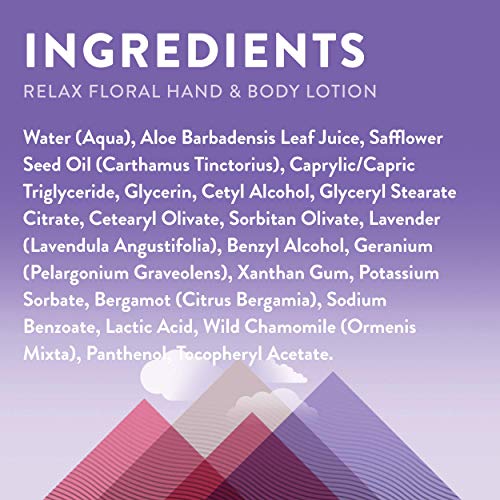 Little Moon Essentials Floral Hand & Body Lotion, Relax, 4 Oz. #TOP1