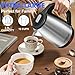Stariver 2.5L Large Electric Kettle, BPA Free Stainless Steel Water Heater, Fast Boil Electric Tea Kettle, Water Boiler with Auto Shut-Off & Boil-Dry Protection for Family (10-12 Cups)