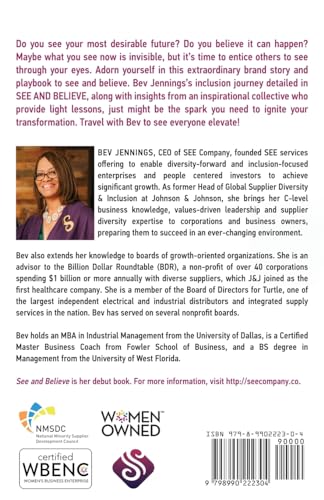 See and Believe: Inclusion and Vivid Transformation for Individuals and Companies