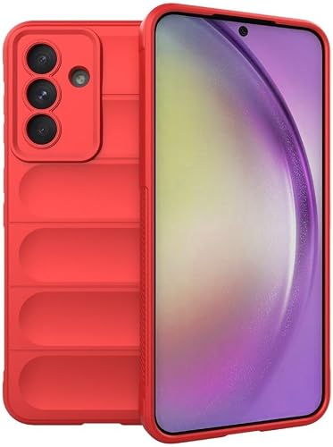 Cover for Samsung Galaxy A36 & A56 - Gadget Mafia® Magic Shield Shockproof Case (Red)