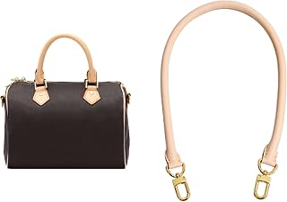 jiesinlov 70CM 瓦切塔皮革肩带更换用、Speedy 25 30手提包用包挂件(杏色)