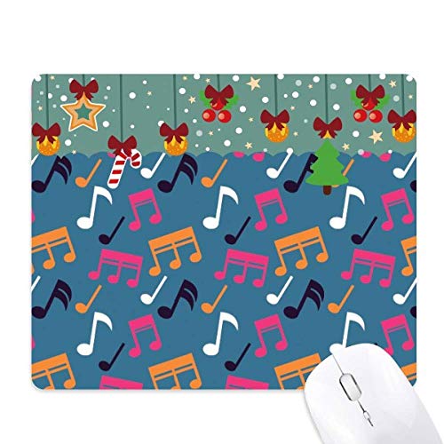 Tapis de souris de jeu notes de musique bleues pour bureau