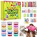 Princess Slime Kit for Girls - Bonus Unicorn Slime and Glow-in-The-Dark Slime Mixing Fun, 12 Colors - Stretchiest Slime Kit, Slime Charms, Crowns, Foam, Glitter, DIY Pink, Clear Slime, Toys for Girls