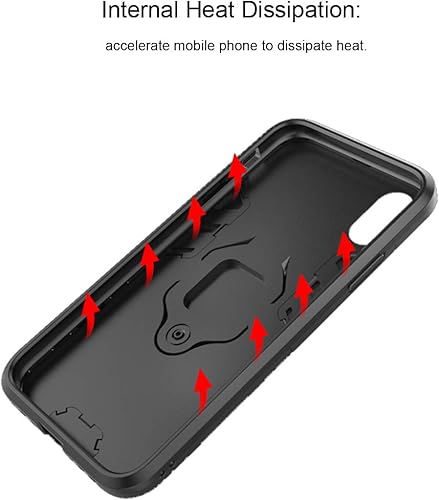 Miniatura 7 de Urspasol Funda para Xiaomi Redmi Note 9 con protector de pantalla de vidrio templado híbrida resistente armadura protectora de parachoques con