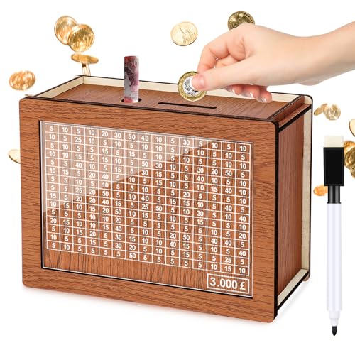 Kkluno Caja de ahorro de dinero, 3000