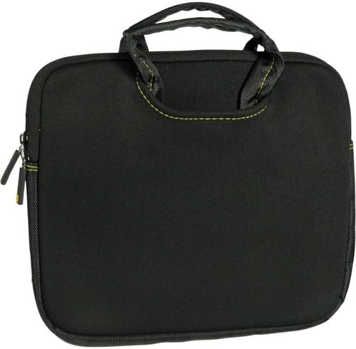 Ruggard 13" Ultra Thin Laptop Sleeve with Handles (Black/Yellow)
