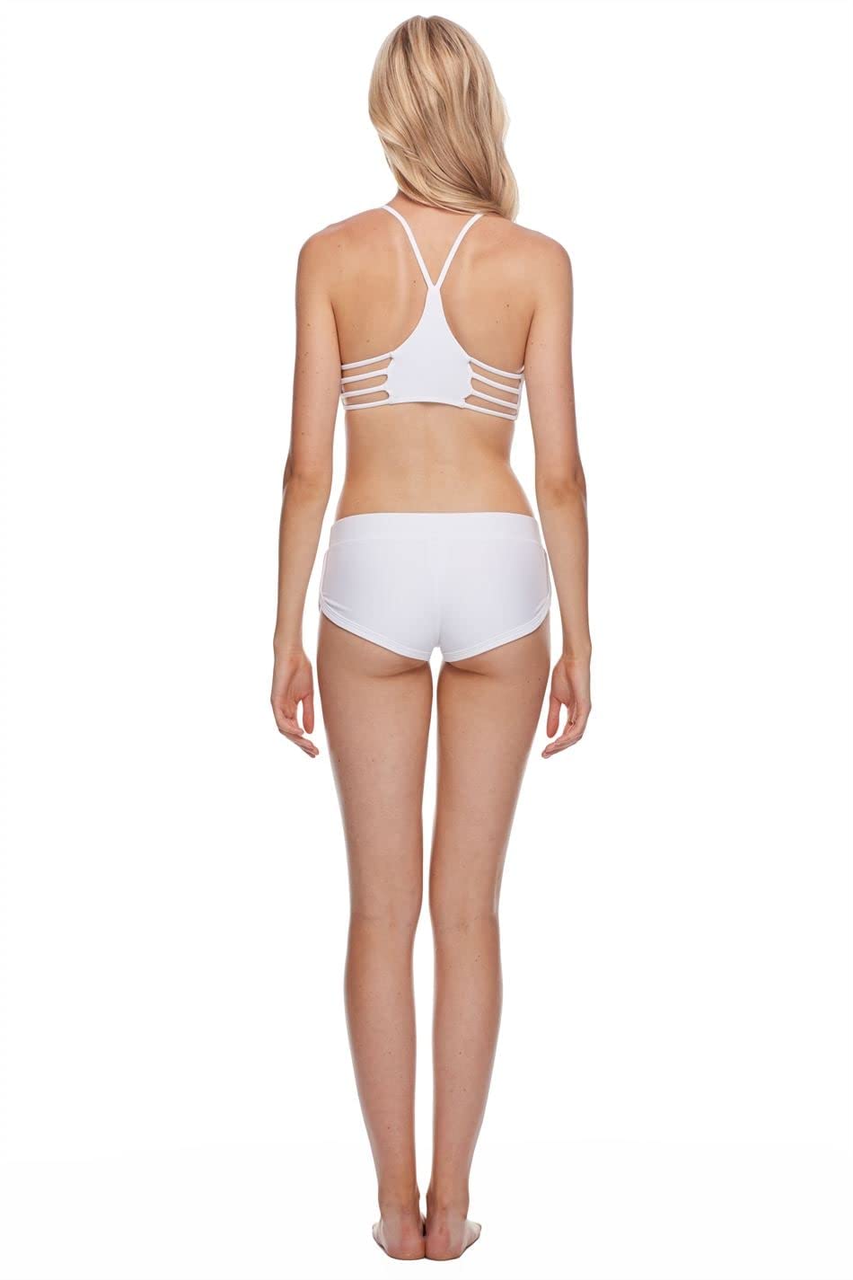 Body Glove Damen Smoothies Sidekick Solide Sportliche Bikinihose Badeanzug Kurz Bikini-Unterteile (1er Pack)