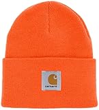 (カーハート)Carhartt Acrylic Watch Hat A18-13F ニットキャップ ニット帽 ワッチキャップ 帽子 ビーニー Bright Orange F