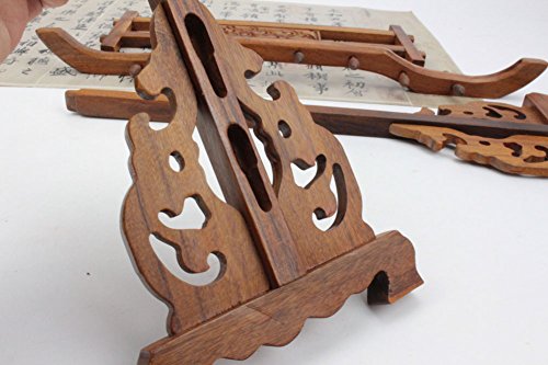 Image of Easyou Chinese Japanese Calligrapghy Rosewood Brush Hanger Drawing Brush Holder (BRUSHHANGERROSE001)