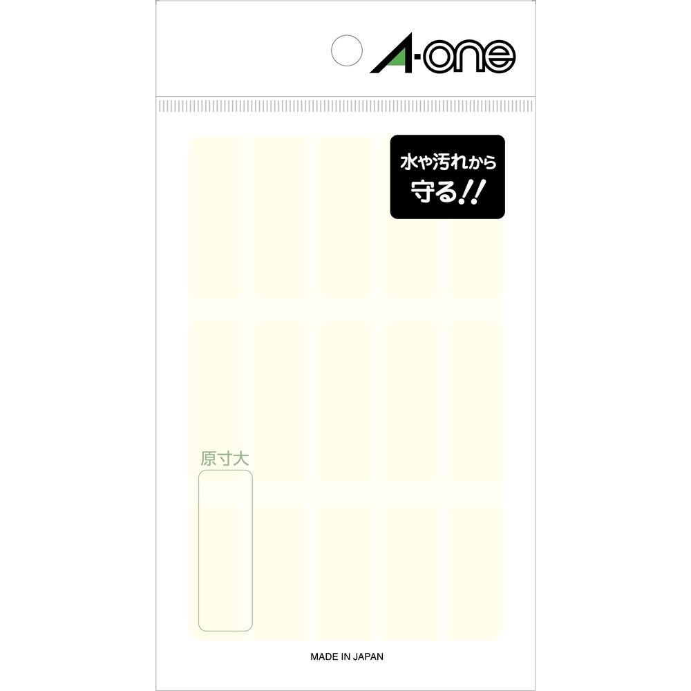 Amazon.co.jp: エーワン 透明保護ラベル ネーム・表示用 08380