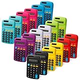 Caratteristiche multifunzionali: oltre alle quattro operazioni aritmetiche di base, la mini calcolatrice tascabile ha un display a 8 cifre e offre una gamma di funzioni: chiavi fiscali automatiche, chiave percentuale, chiave radice quadrata, tasto backspace, memoria a 3 tasti e spegnimento automatico