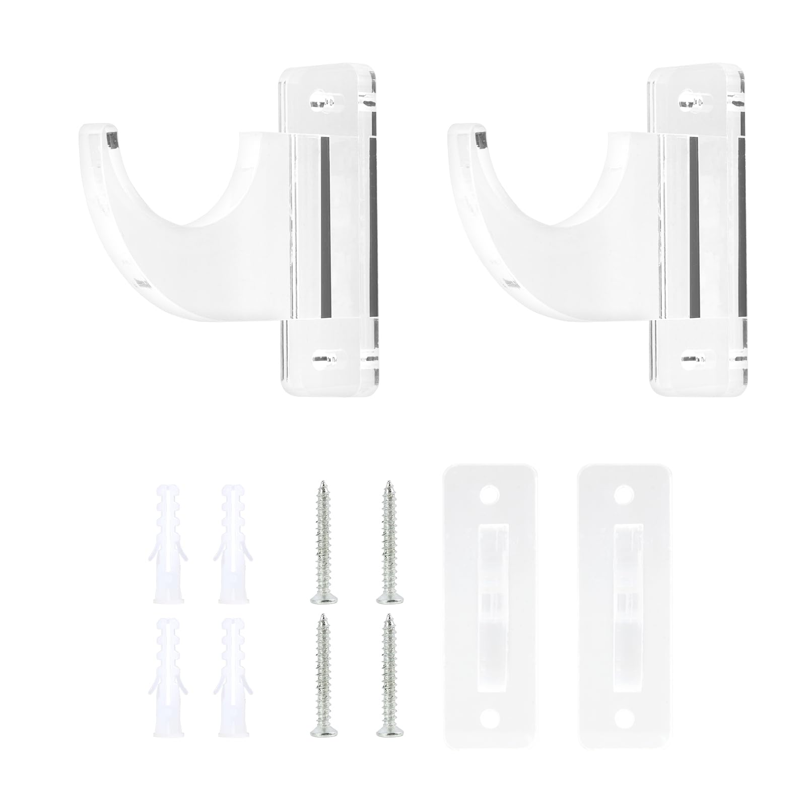 Cateye 1 Set Lightsaber Wall Mount, Sword Wall Mount, Katana Wall Holder, Acrylic Sword Stand, Sword Display Rack, Transparent Acrylic Display, Weapon Stand for Displaying Katanas, Sword Wall Bracket