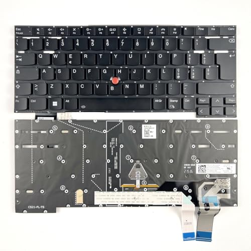 Clavier rétroéclairé italien Lenovo ThinkPad X1 Extreme 4th Gen