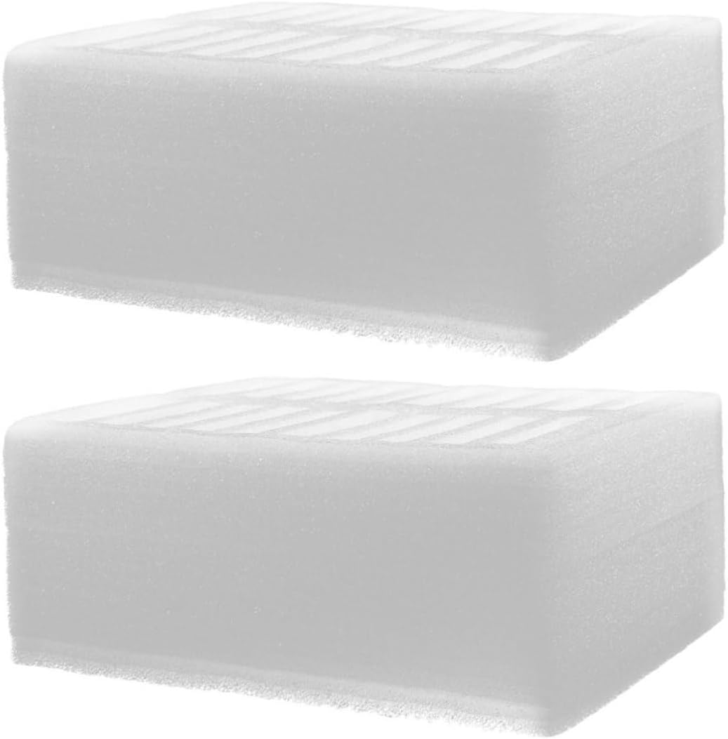 balacoo 2pcs Portable White Epe Foam Phone Storage Box with Multi Slot Design and Protective Surface, Mobile Phone Organizer for Business Trips and Homes
