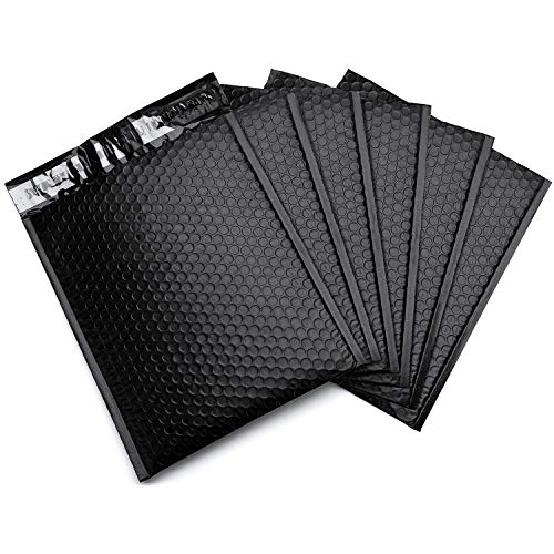 Fuxury Fu Global #2 8.5x12 inches Opaque Black Bubble Mailer Self Seal Padded