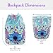 Disney Lilo And Stitch Swim Bag | Stitch Backpacks | Girls Swim Bag | Blue One Size