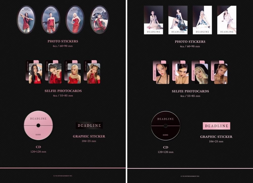 Amazon.co.jp: ブラックピンク BLACK-PINK Deadline 3rdミニアルバム