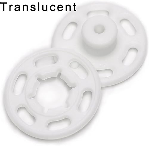 Miniatura 7 de Betoplin 30 juegos de broches de plástico para coser botones de cierre para ropa y manualidades (0.83 pulgadas)