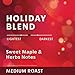 Starbucks Ground Coffee, Medium Roast Coffee, Holiday Blend, 100% Arabica, Limited Edition Holiday Coffee, 1 Bag (17 Oz)