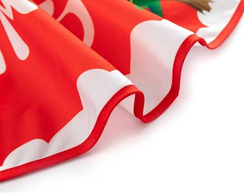 Miniatura 5 de Falda para árbol de Navidad de 36 pulgadas, color rojo y blanco, cubierta de base de árbol de Navidad, decoración para fiesta de Navidad,