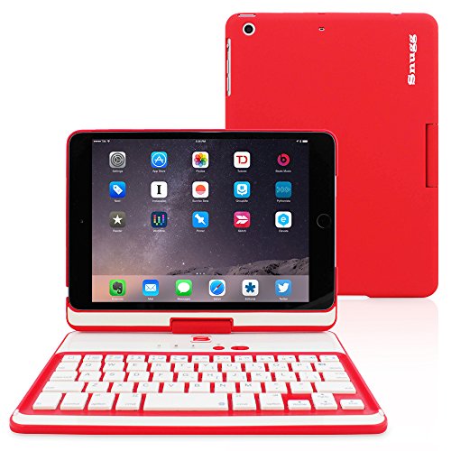 iPad Mini 1/2/3 360 Keyboard Case in Red