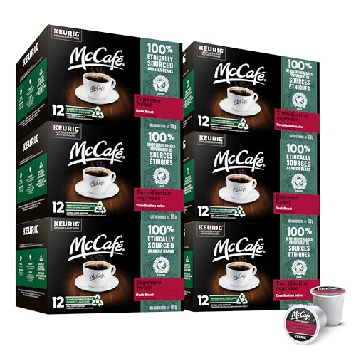 McCafé Espresso Roast K-Cup Coffee Pods, 72 Count, For Keurig Coffee Makers