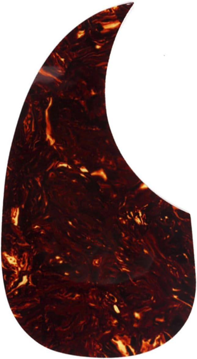 Musiclily Left Handed Self Adhesive Acoustic Guitar Pickguard for Martin D28 Style Guitar, Tortoise Shell