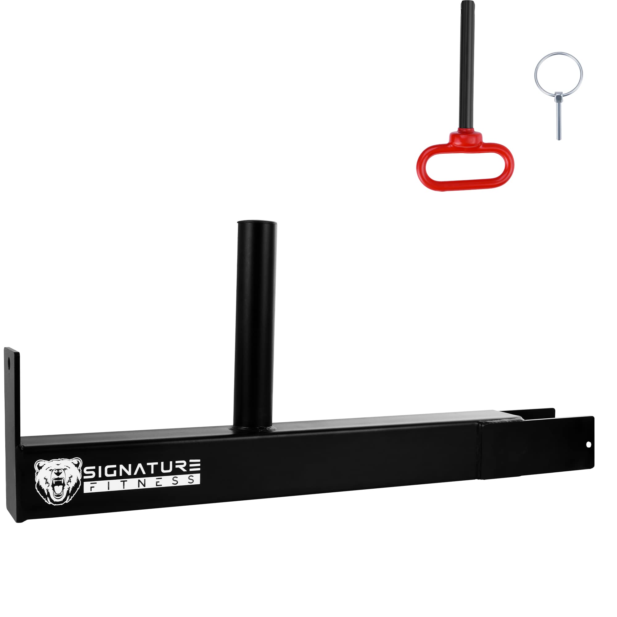 Signature Fitness SF-SS1 1,000 Pound Capacity 3" x 3" Power Rack Squat Stand, Includes J-Hooks and Safety Spotter Arms, Optional Conversion Kits