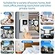 Ziyan Video-Türklingelkamera, Drahtlose intelligente Video Türklingel 2.4GWiFi, 2-Kanal Audio, Nachtsicht, SD-Karte/Cloud Speicher Home Security Überwachungskamera