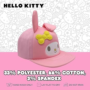 Amazon.com: My Melody Baseball Hat Set - Bundle of Hello Kitty