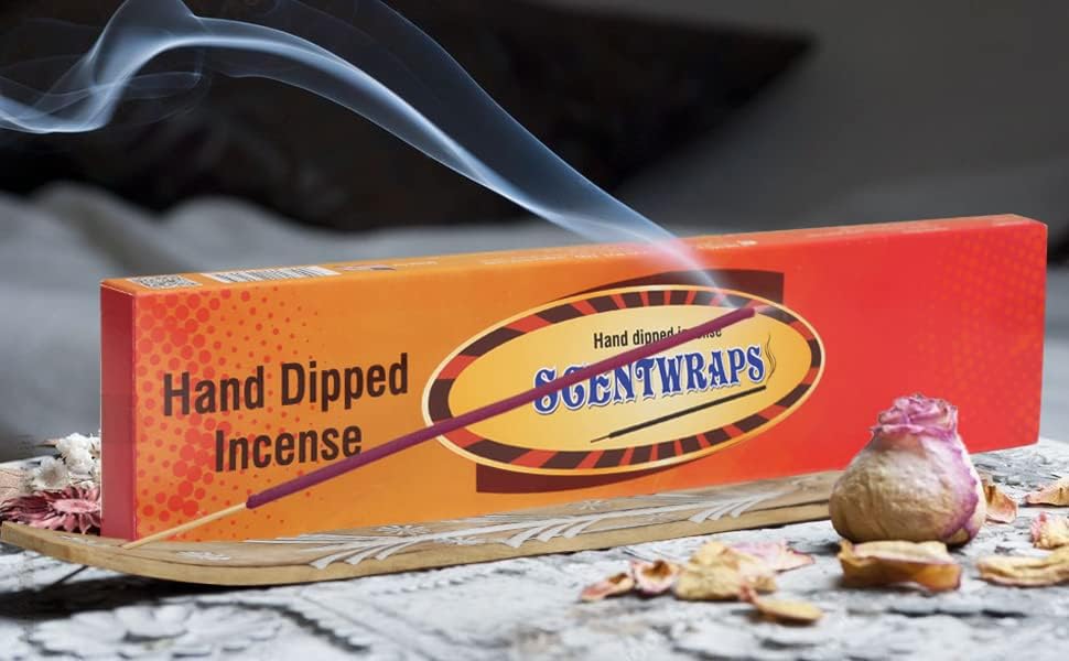 Miniatura 7 de Hem - Paquete variado de varillas de incienso, Hem Scentwraps de 11 pulgadas, varillas de incienso naturales sumergidas a mano (12 varillas x 5