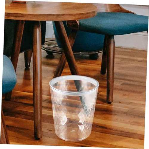 Caneca de basura rectangular transparente de PET 1 ml miniatura 3