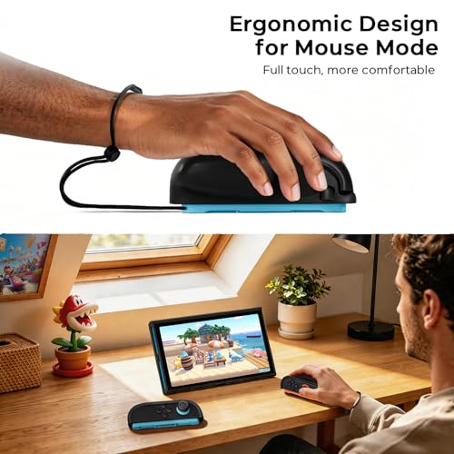 COOWPS P2 Dockable Split Protective Case for Nintendo Switch 2, with Ergonomic Grips, Stable Metal Kickstand & Magnetic Ring, Full Protection Travel Front Cover 12 Game Card Slots 2026 Latest Upgrade by COOWPS - Image 6