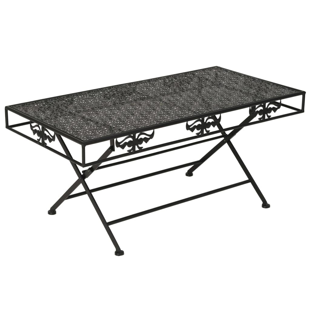 Table basse pliable style vintage pour vos soirées conviviales au salon
