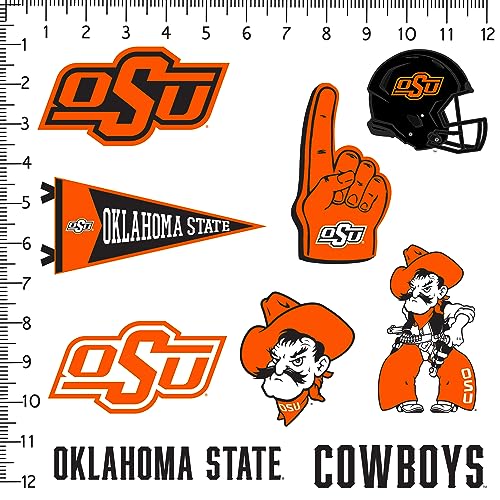 Image of Oklahoma State University 9ct Vinyl Sticker Pack - Large Waterproof Cowboys & OSU Decals for Laptops, Water Bottles, Tablets, Scrapbooks, Vehicles & More - Officially Licensed Designs