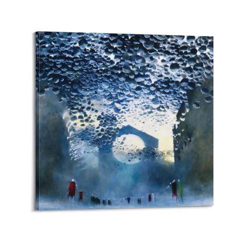 Poster Zdzislaw Beksinski assemblage tableau moderne carré pour décoration murale