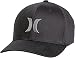 Hurley New Men's One & Only Black White Hat Cotton Polyester Spandex Black