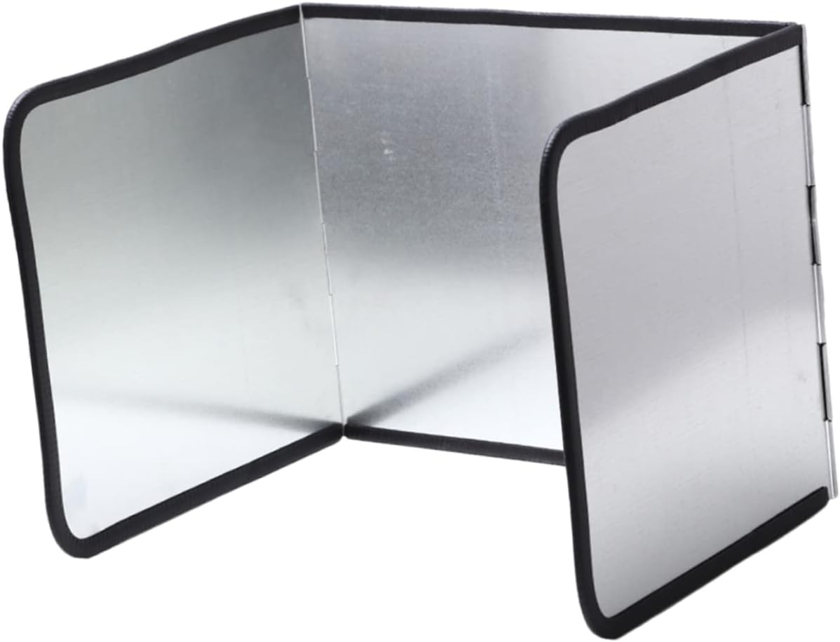 Luxshiny Oil Baffle Aluminum Foil Board for Gas Stove Grease Splatter Guard Cooking Shield Easy to Clean Kitchen Protector for Home Cooking