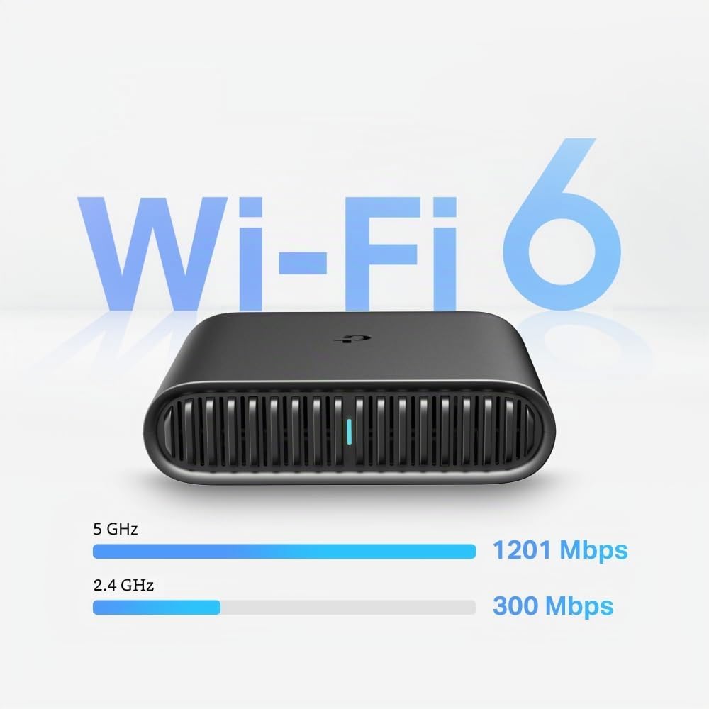 TP-LINK AX1500 Wi-Fi 6 Router de Viaje Gigabit y VPN