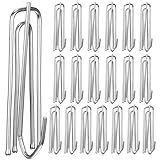 JYNXOR 20 Piezas Ganchos para Cortinas, ganchos de metal para cortinas, con 4...