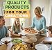 Large Pizza Stone for Oven 16 inch - Round Pizza Stone for Grill with Handles, Wood Pizza Peel and Cutter Set - Baking Stone for Bread - Pizza Making Kit Accessories - Gifts for Food Lovers