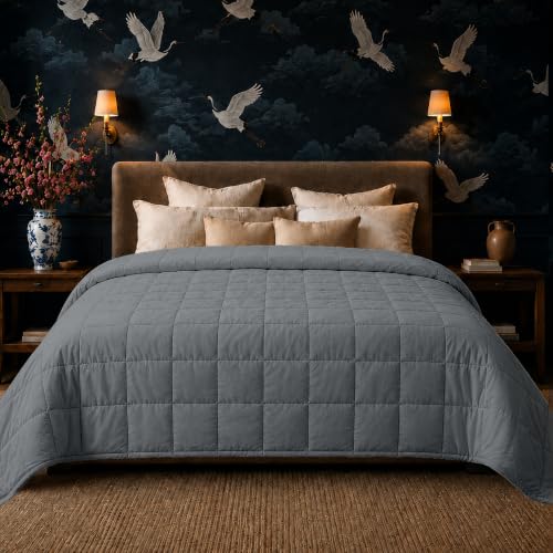 Image of HomeSmart 30 lbs Weighted Blanket Queen Size - Medium Pressure Blanket - Premium Ultra Soft- 30lbs
