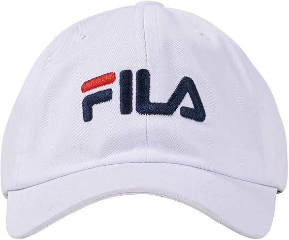 Fila Men's Baseball Cap Hat (White 