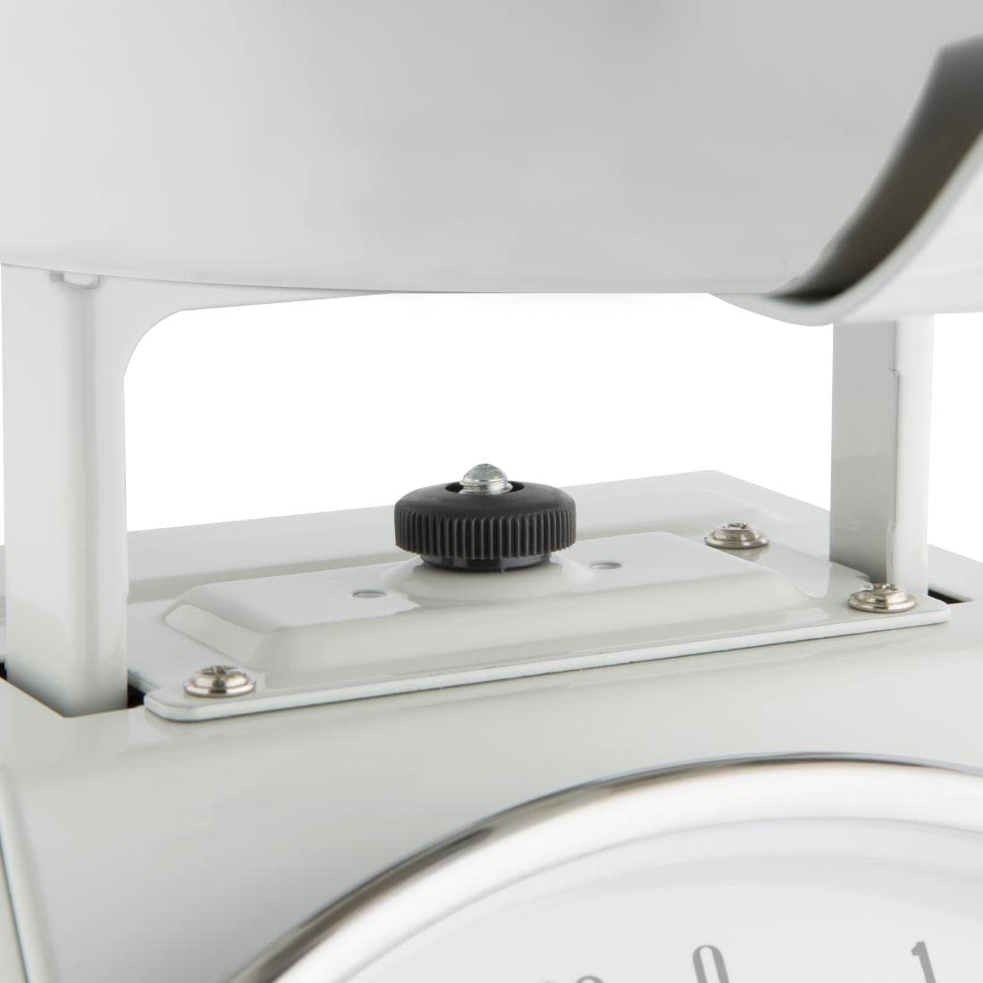 Vogue 13332 Kitchen Scale Bowl Top 10kg/22lbs - Grad. 50g/1oz, Silver