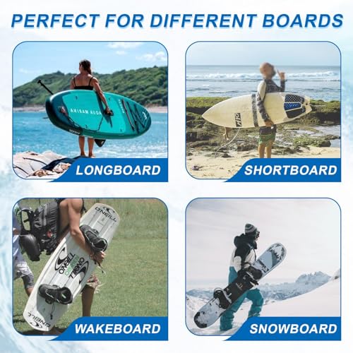 Fumingpal Surfboard Rack Vertical Surfboard Storage Rack - 6 Arms Indoor Stand-Up Paddleboard Storage Rack with Rubber Mat, for SUP, Surfboard, Paddle, Ski, Skateboards, etc - Thumbnail 3