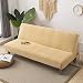 ASPZQ Stretch all-Inclusive Copridivano, Elastico Solid Color Couch Fodere, Anti-Slip Mobili Protector Senza Braccia Copertura Couch Cover Soggiorno,P,Between 120 And 150cm