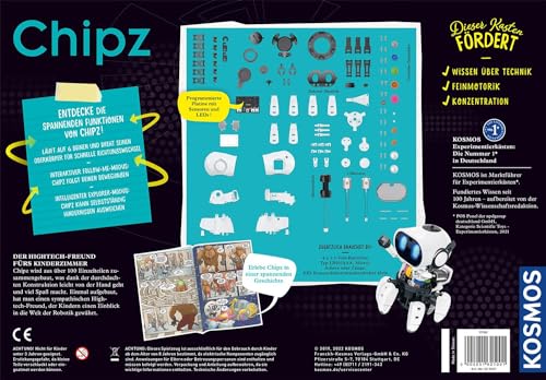 Robot inteligente Chipz para niños y kit de robótica educativa 2