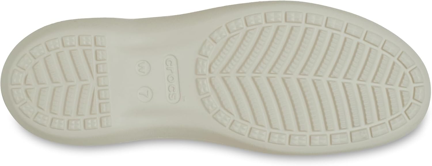 Crocs Women's Cady Flat Ballet Shoes, Stucco, 25.0 cm
