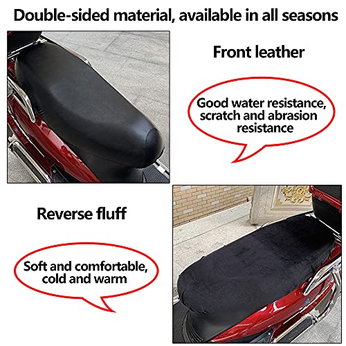 Zacht Lederen Stoelbekleding Waterdichte Motorfiets Scooter Lederen Dubbelzijdige Motorfiets Lederen Bekleding Motorfiets Bekleding Elektrische Voertuig Bescherming Zitkussen Stofdichte Regenhoes - Image 6