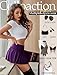 Avidlove Sexy Mini Skirt for Women Solid Ruffle Lingerie Skirt Short Skirts Purple
